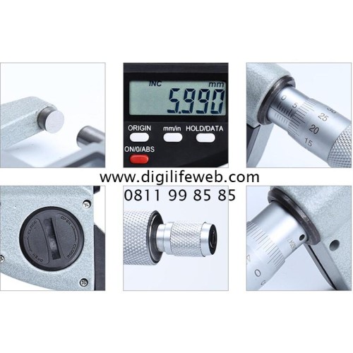 Digital Micrometer Mm Syntek Mic Rb